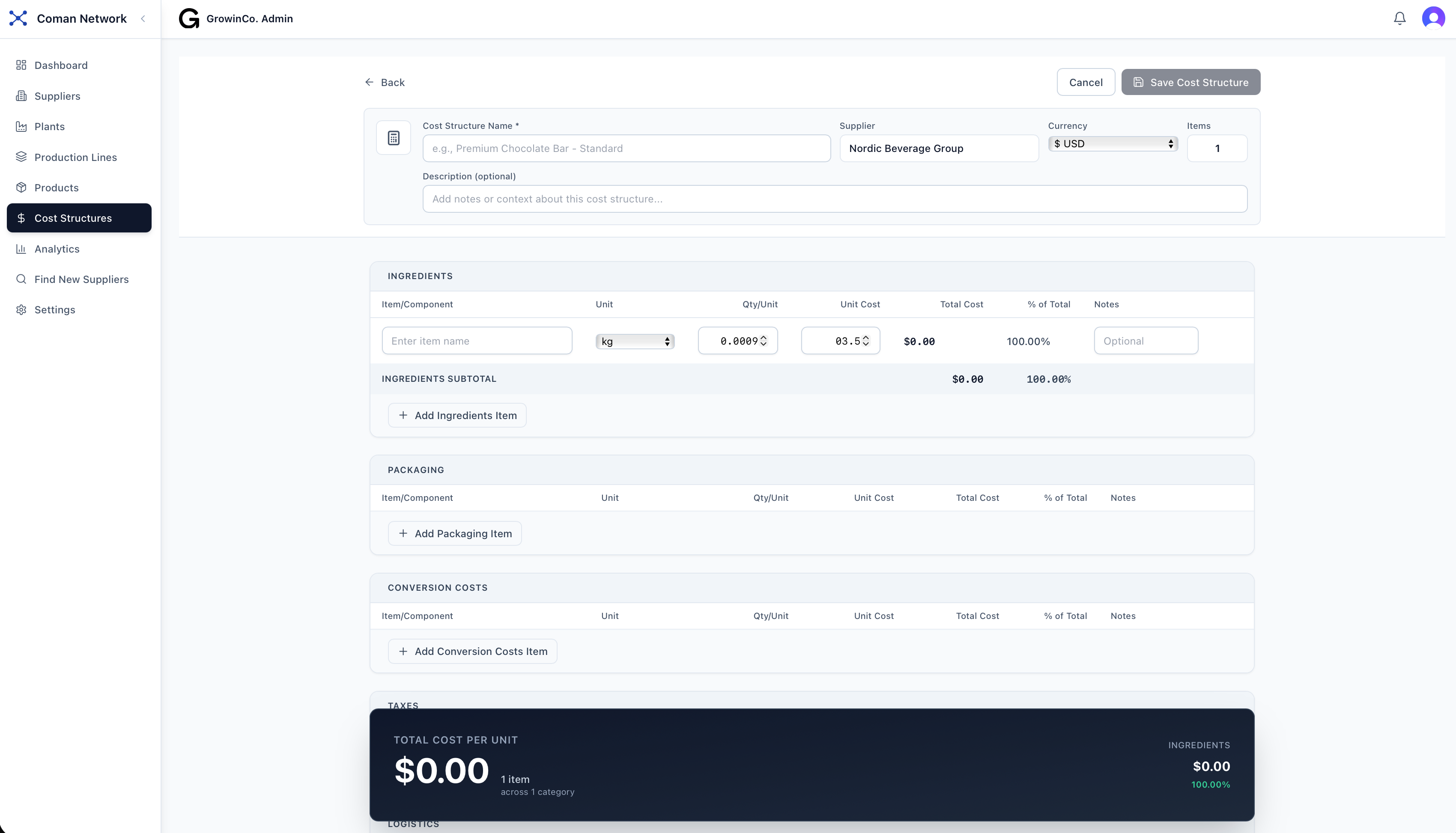 Smart Supplier Management screenshot